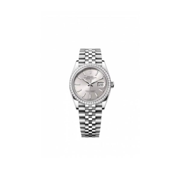 Rolex Datejust 116284 Diamond Bezel Silver Dial Replica